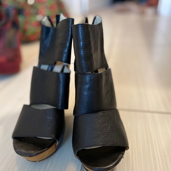 Leather Wedges - Picture 3 of 3